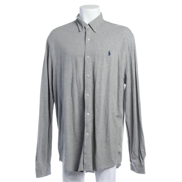 Shirt in Gray, Cotton, Polo Ralph Lauren