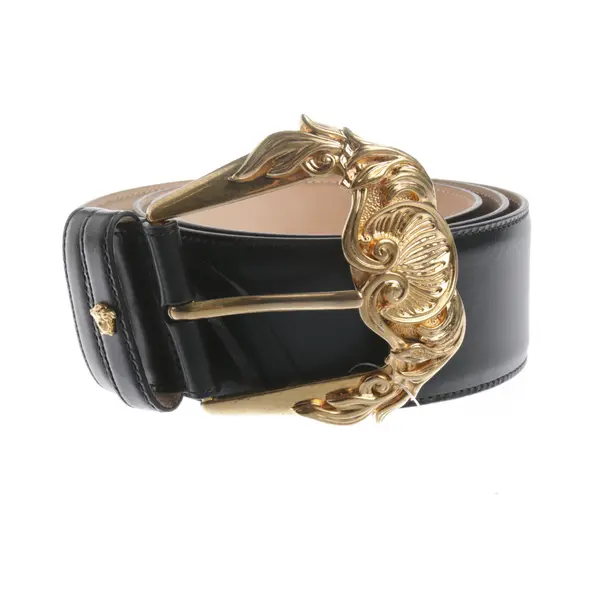 Gürtel in Schwarz, Leder, Versace