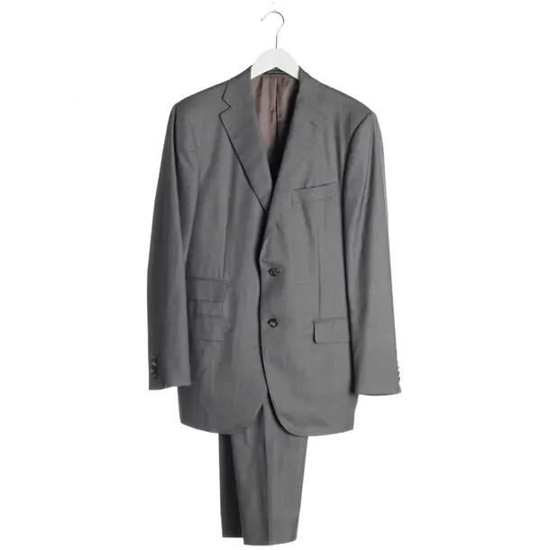 Suit in Gray, Wool, Caruso