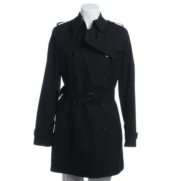 Mid-Season Coat in Black, Polyester, Burberry London