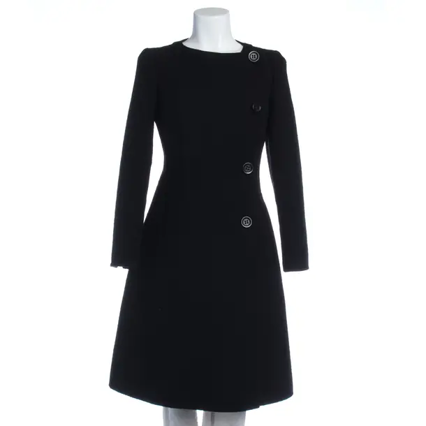 Übergangsmantel in Schwarz, Wolle, Sportmax