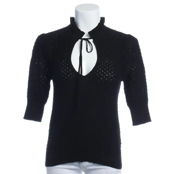 Pullover in Schwarz, Leinen, Ganni