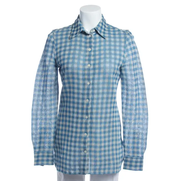 Bluse in Weiß, Seide, Céline