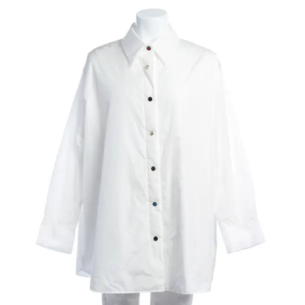 Mid-Season Jacket in White, Polyamide, Dorothee Schumacher