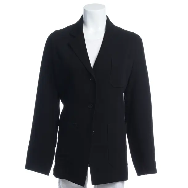 Summer Jacket in Black, Viscose, Totême