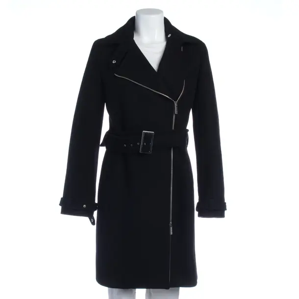 Wintermantel in Schwarz, Wolle, Armani Jeans