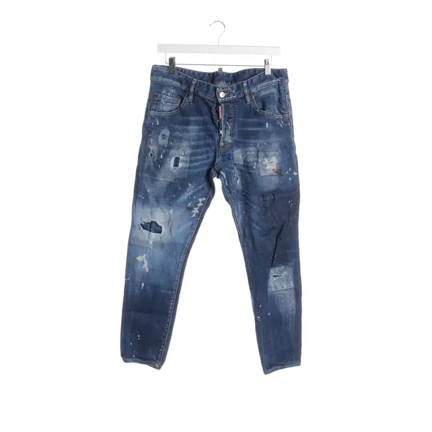 Straight Fit Jeans in Blue, Cotton, Dsquared