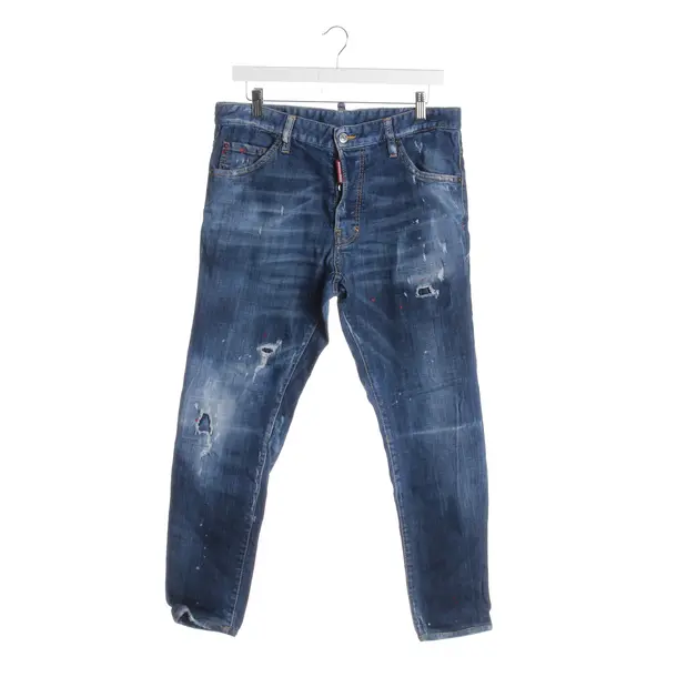 Straight Fit Jeans in Blue, Cotton, Dsquared