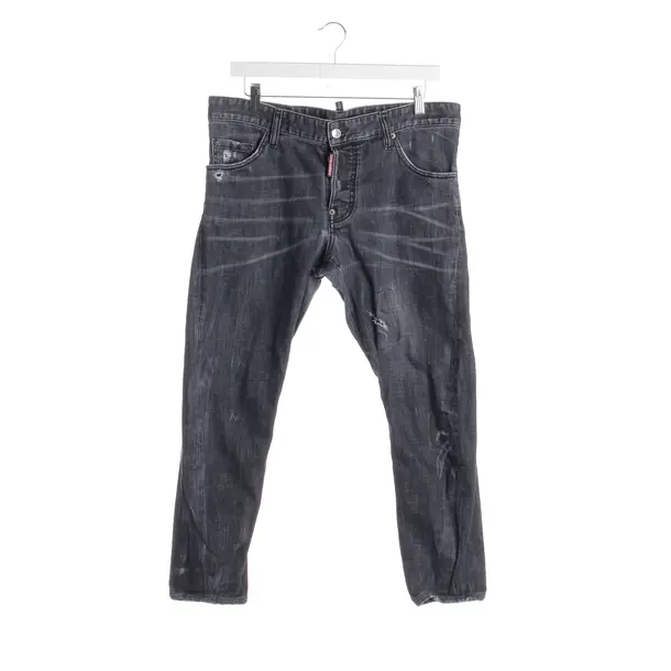 Jeans Straight Fit in Grau, Baumwolle, Dsquared