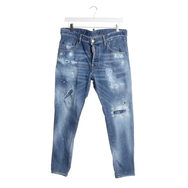 Jeans Straight Fit in Blau, Baumwolle, Dsquared