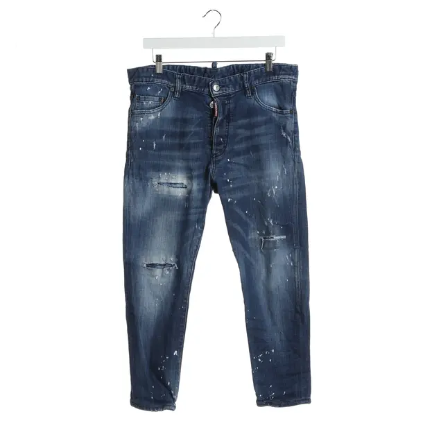 Jeans Straight Fit in Blau, Baumwolle, Dsquared
