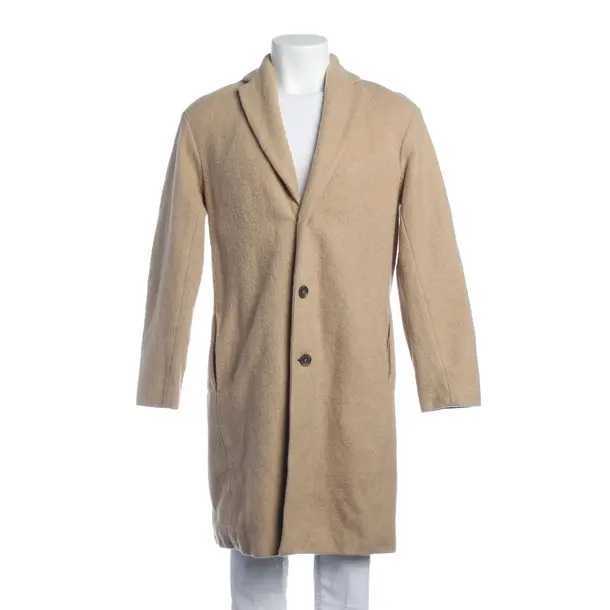 Wintermantel in Braun, Wolle, American Vintage