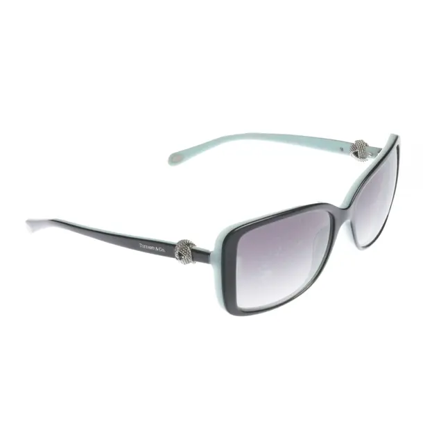 Sonnenbrille in Schwarz, Kunststoff, Tiffany & Co