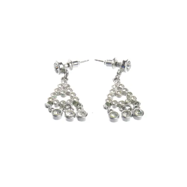 Earrings in Metallic, Metal (metallic, metallized), Swarovski