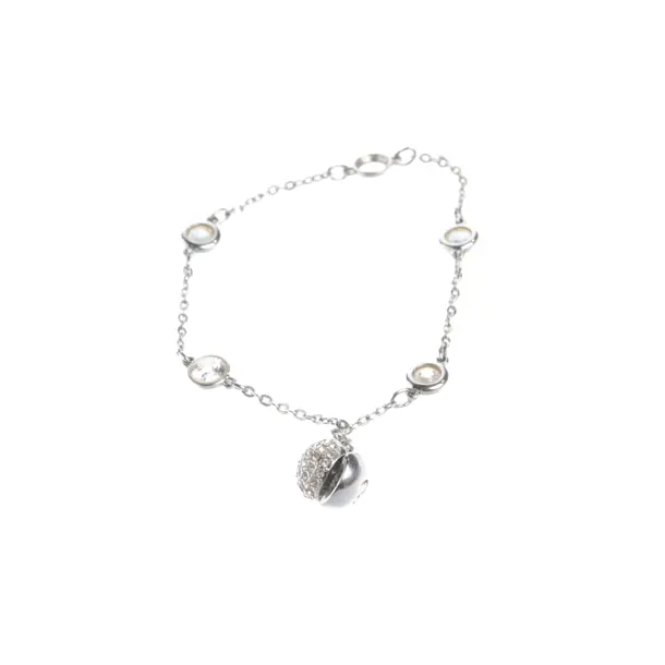 Bracelet in Metallic, Metal (metallic, metallized), Swarovski