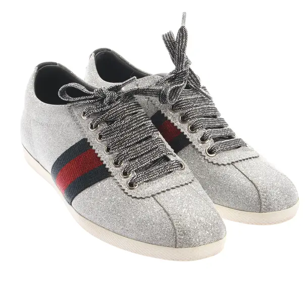 Sneakers in Metallic, , Gucci