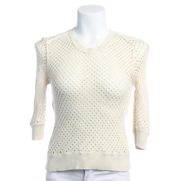 Jumper in White, Wool, Maje