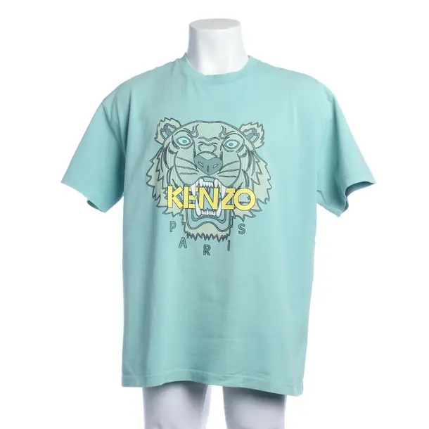 T-Shirt in Blau, Baumwolle, Kenzo