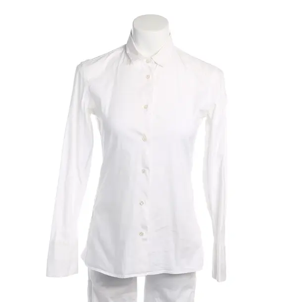 Blouse in White, Cotton, Lis Lareida