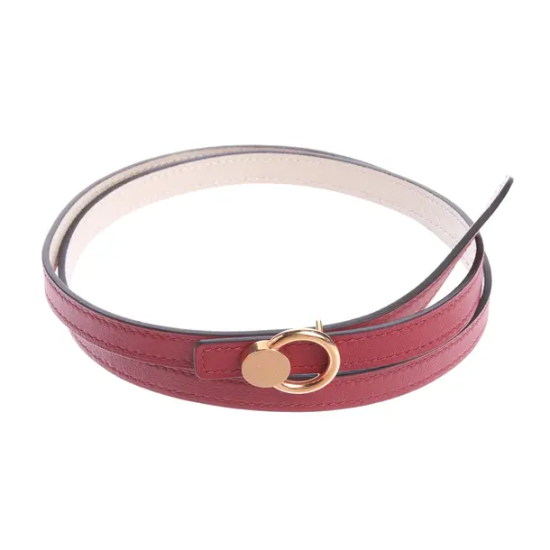 Belt in White, Leather, Hermès