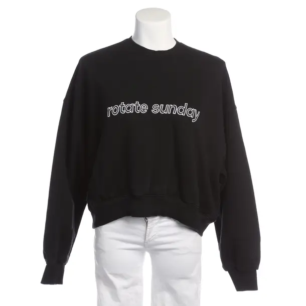 Sweatshirt in Black, Cotton, Rotate Birger Christensen