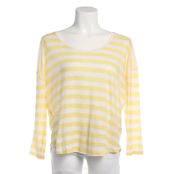 Long Sleeve Shirt in Yellow, Linen, Closed