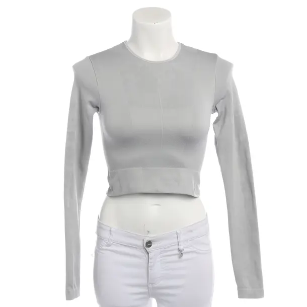Long Sleeve Shirt in Gray, Polyimide, Adidas by Stella McCartney