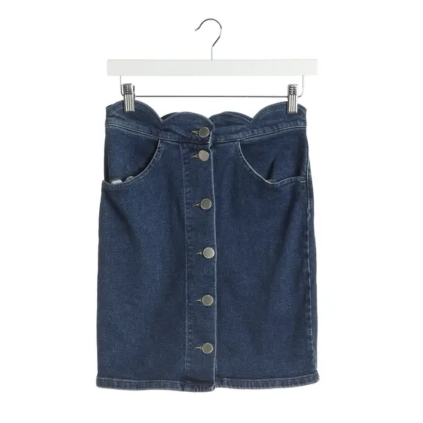 Skirt in Blue, Cotton, Maje