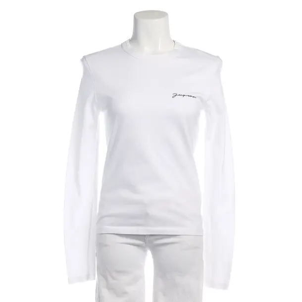 Long Sleeve Shirt in White, Cotton, Jacquemus