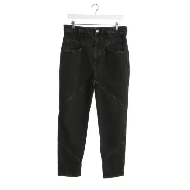 Straight Fit Jeans in Black, Cotton, Isabel Marant