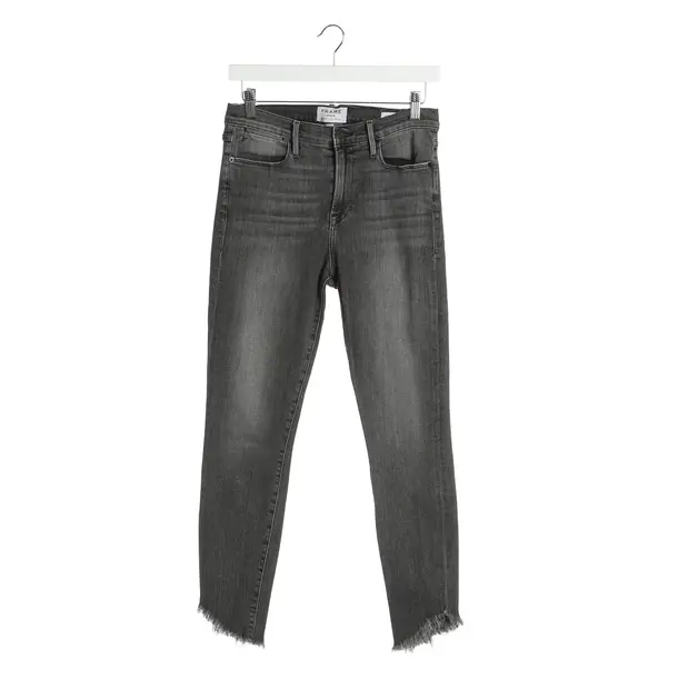 Slim Fit Jeans in Gray, Cotton, Frame