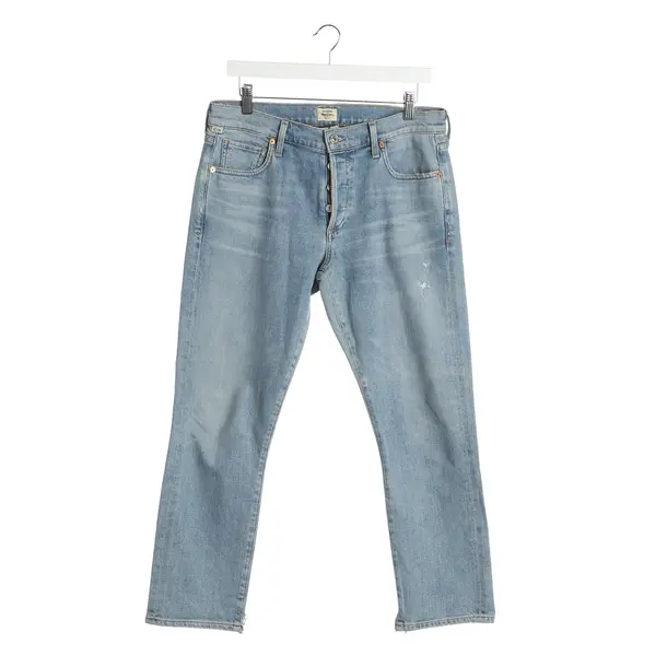 Straight Fit Jeans in Blue, Cotton, Citizens of Humanity