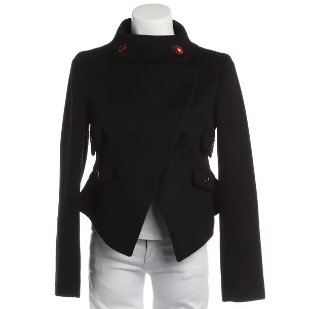 Übergangsjacke in Schwarz, Kaschmir, Valentino