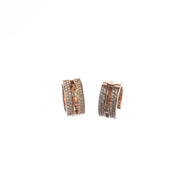 Ohrringe in Metallic, Metall (metallisch, metallisiert), Michael Kors