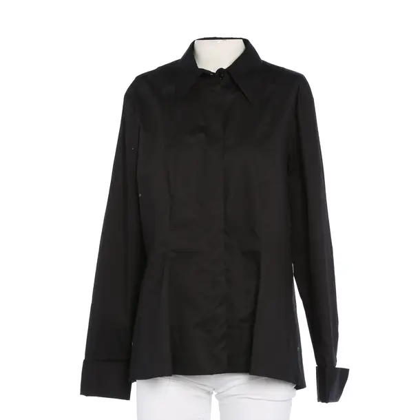 Bluse in Schwarz, Baumwolle, Van Laack