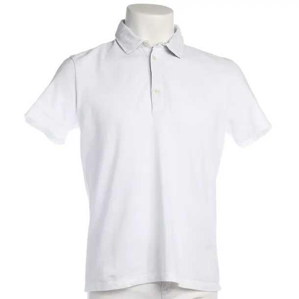 Polo Shirt in White, Cotton, Hugo Boss Black Label