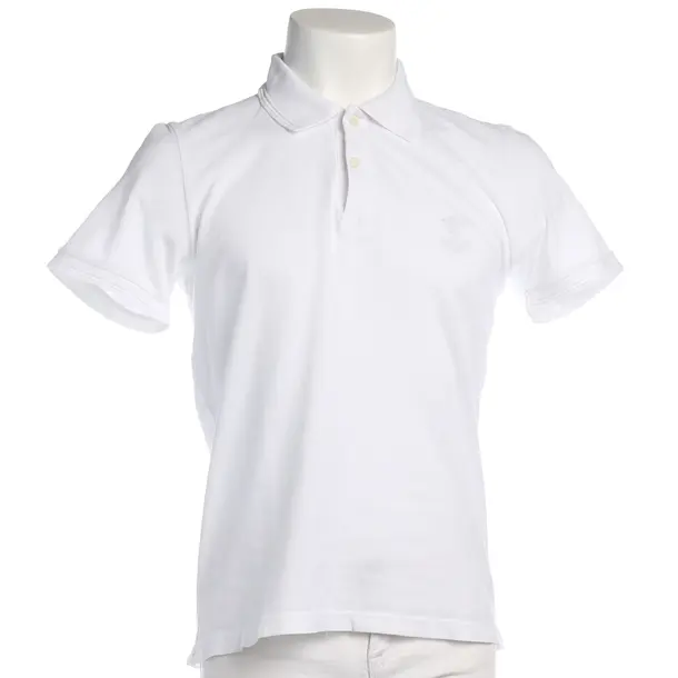 Polo Shirt in White, Cotton, Versace