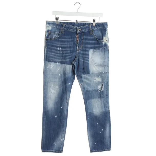Straight Fit Jeans in Blue, Cotton, Dsquared
