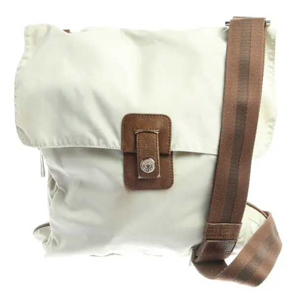 Cross Body Bag in White, Polyester, Bally