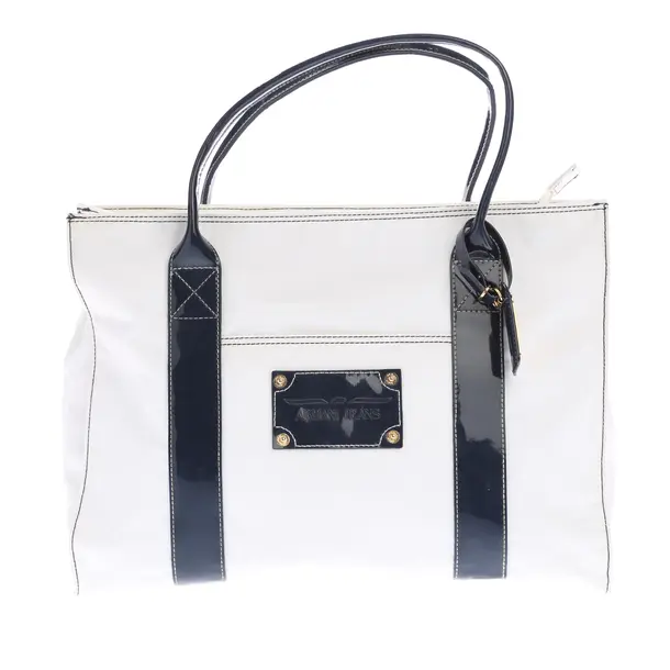 Handbag in White, Polyamide, Armani Jeans