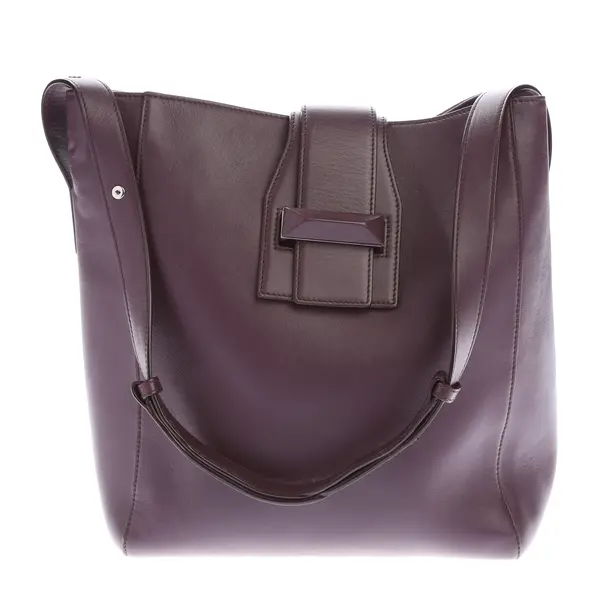 Shoulder Bag in Purple, Leather, Max Mara