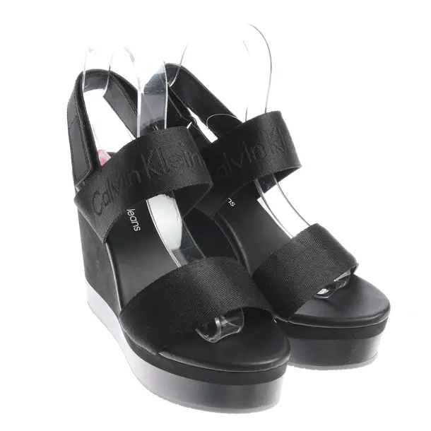 Wedges in Schwarz, , Calvin Klein