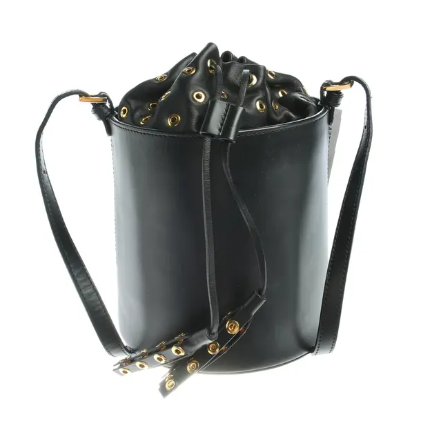Bucket Bag in Schwarz, Leder, Red Valentino