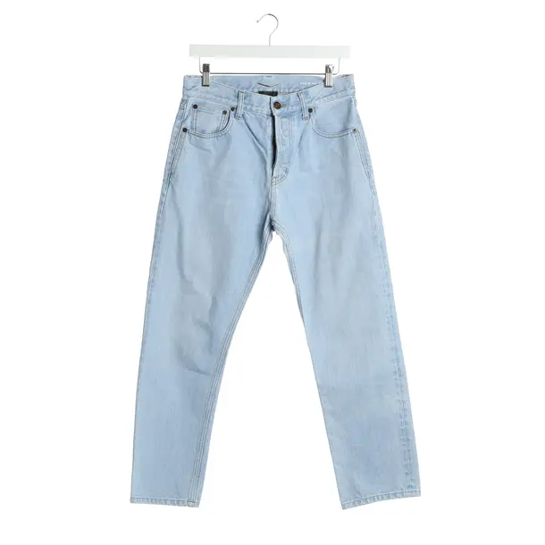 Jeans Straight Fit in Blau, Baumwolle, Saint Laurent