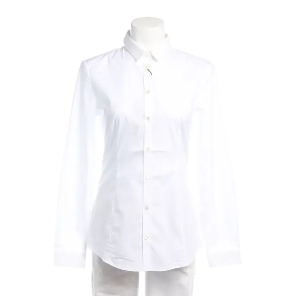 Blouse in White, Cotton, Burberry London