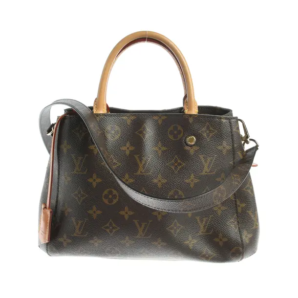 Handbag in Brown, Canvas, Louis Vuitton
