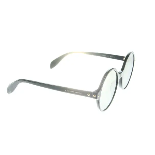 Sonnenbrille in Schwarz, Kunststoff, Alexander McQueen