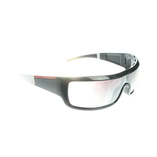 Sonnenbrille in Schwarz, Kunststoff, Prada