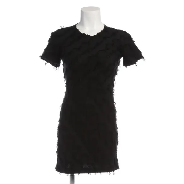 Cocktailkleid in Schwarz, Baumwolle, Sandro