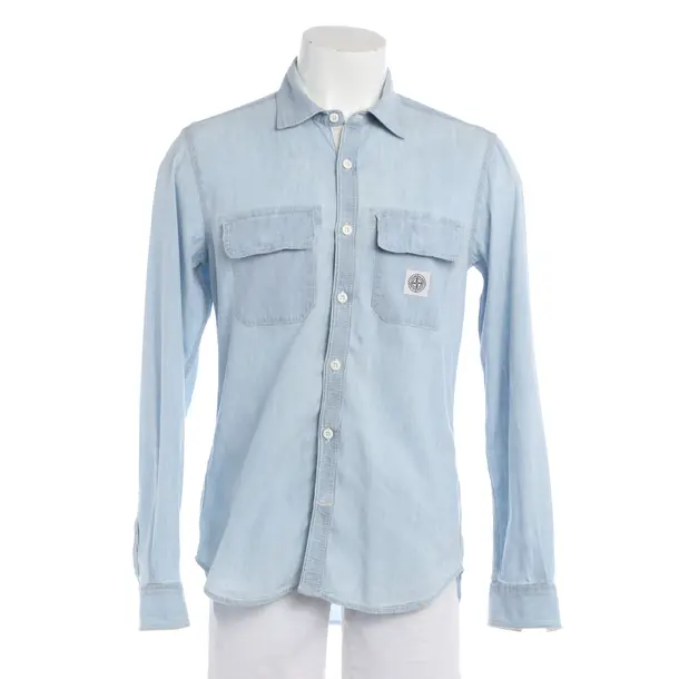 Denim Shirt in Blue, Cotton, Stone Island